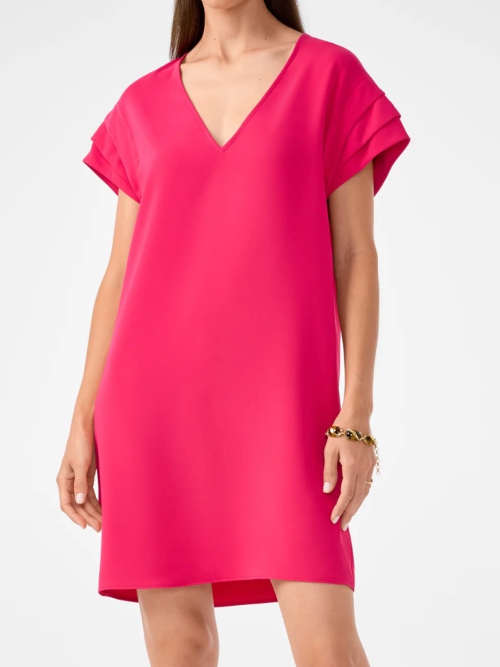 Sadora Short-Sleeve Dress
